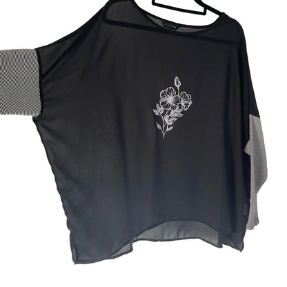 Zafina sheer top sz12