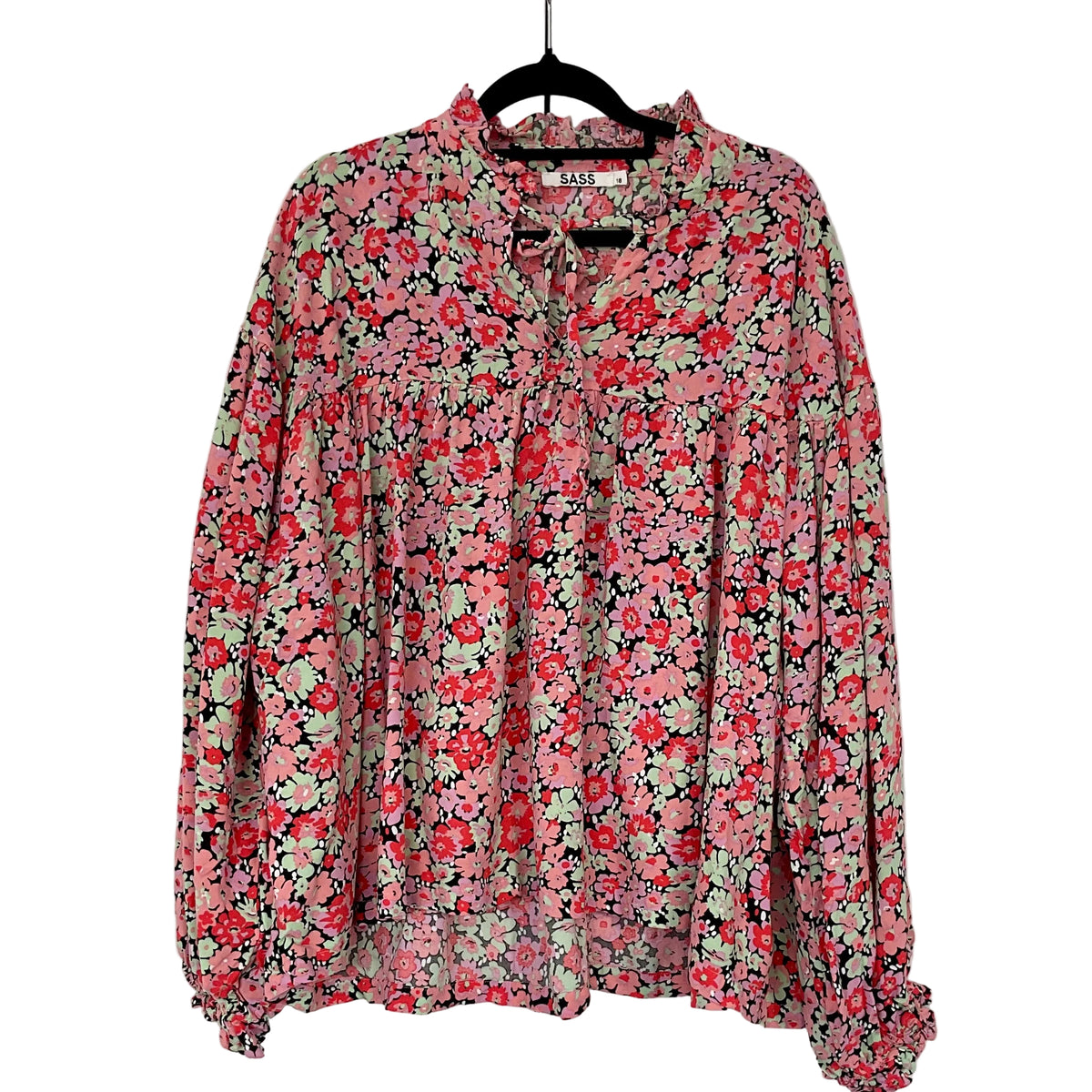 Sass floral top sz18